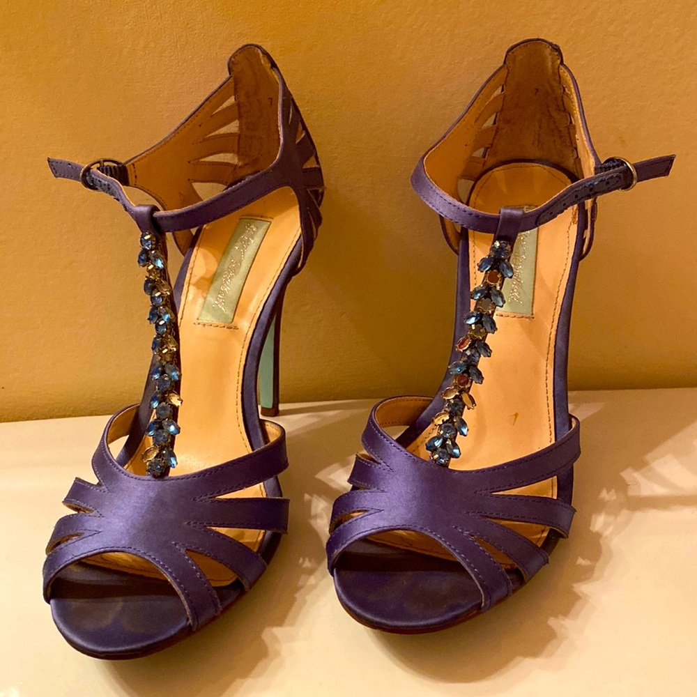 Betsey Johnson Crystal Sandals